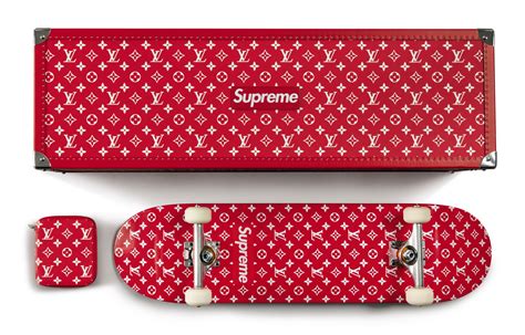 supreme lv skateboard retail price|supreme x Lv trunks.